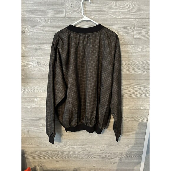 Vintage Roche‎ Windbreaker Jacket Coat Golf Pullover XL Embroidered Reversible - Picture 3 of 9